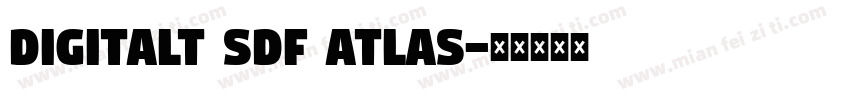 Digitalt SDF Atlas字体转换